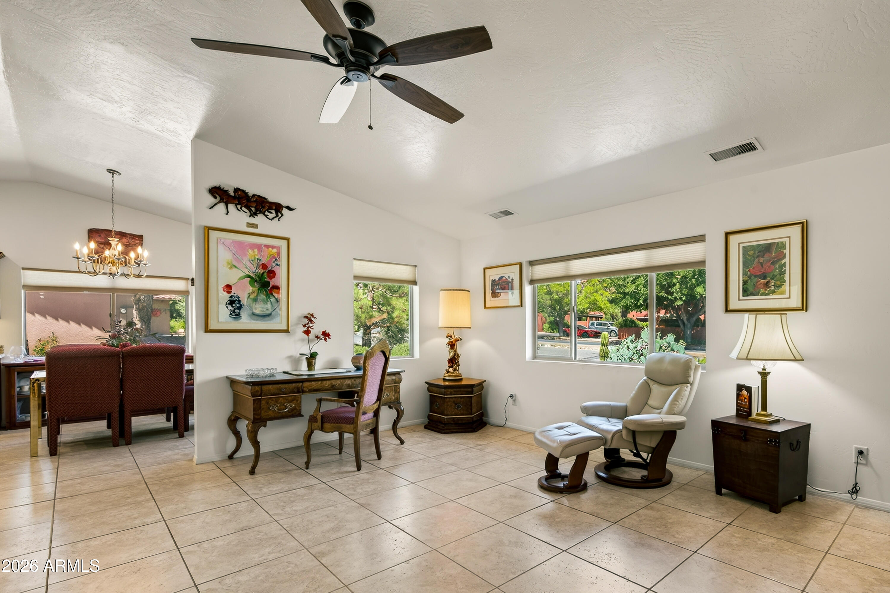 100 Rain Trail Road Sedona, AZ 86351 - Photo 15 of 39 Living Room Towards Dining Area