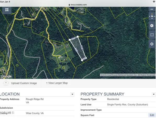 $22,500 | Tbd Rough Ridge Road, Pound, VA 24279