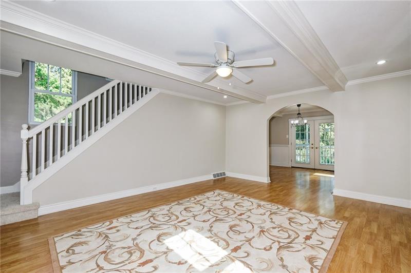 102 Franklin Road South Mars, PA 16046 - Photo 16 of 25 Living room with staircase to second floor