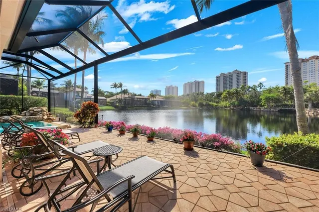 a view of a terrace with furniture and outdoor space
