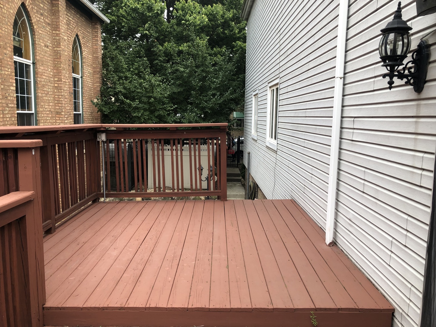 3110 South Racine Avenue Chicago, IL 60608 - Photo 22 of 23 a view of backyard with a deck