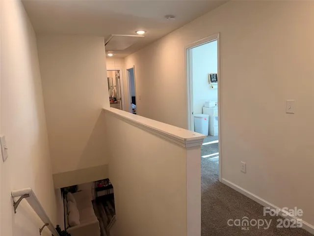 a view of hallway with window