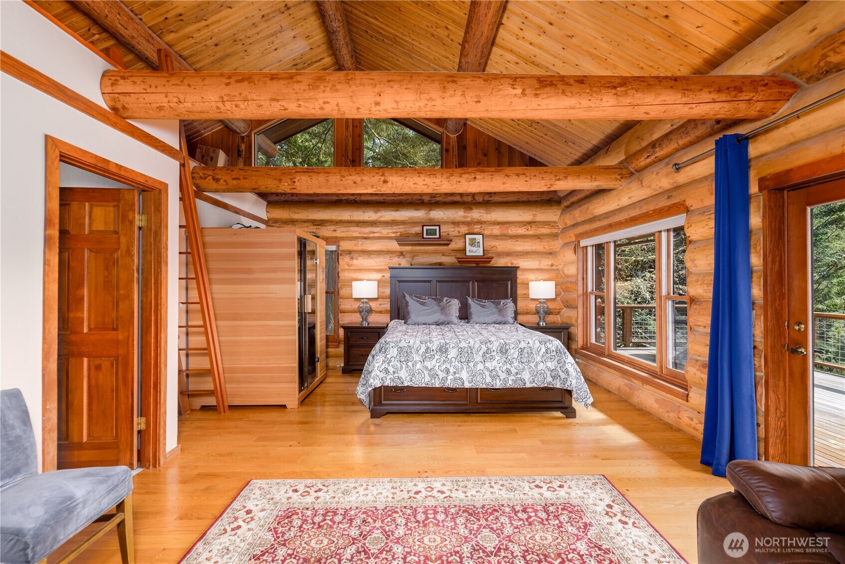 193 Snowberry Lane Sequim, WA 98382 - Photo 13 of 40 a bedroom with a bed and a window