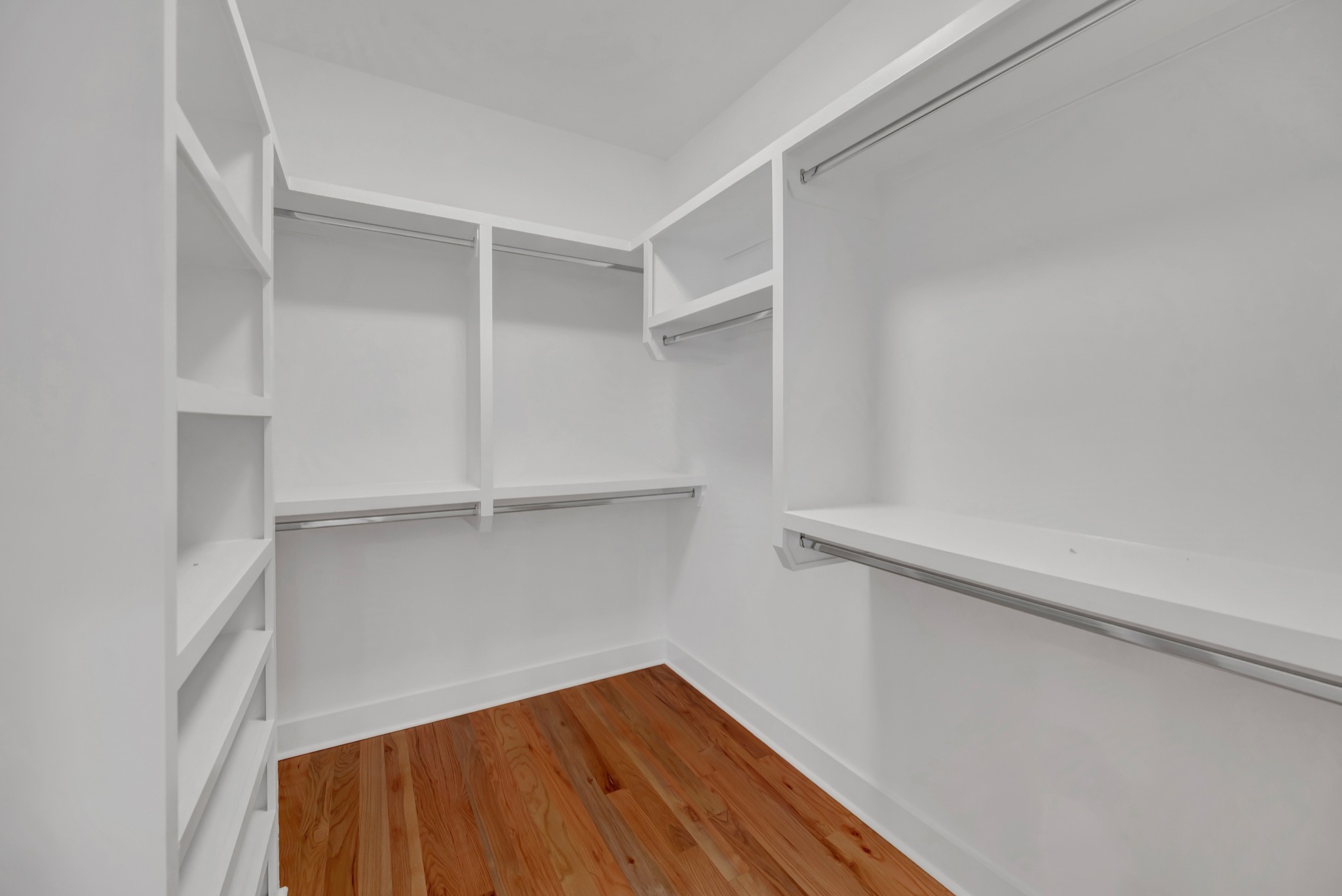 520 Croley Drive, Unit A (RIGHT SIDE) Nashville, TN 37209 - Photo 28 of 39 a view of walk in closet with empty racks