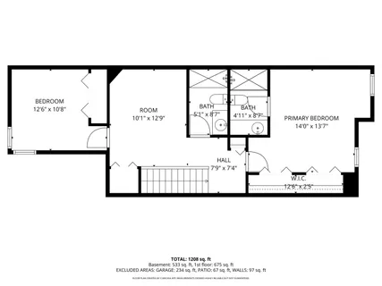 a picture of a floor plan
