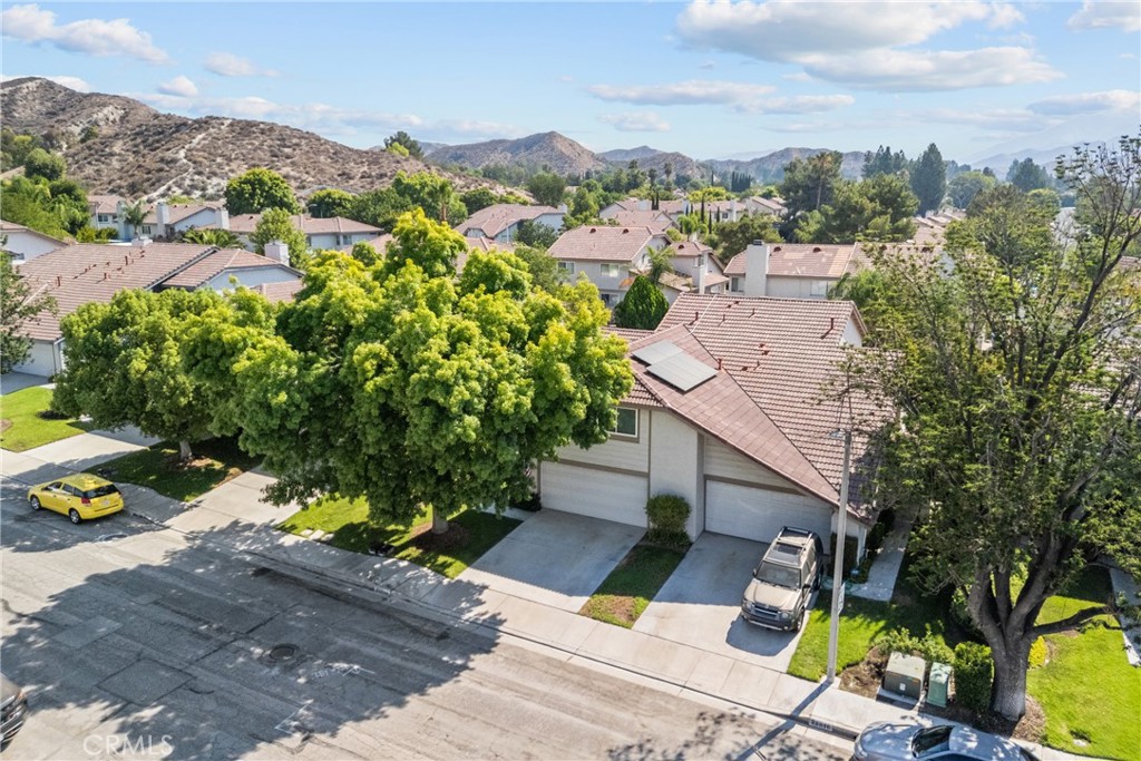 28818 Oak Springs Canyon Road Canyon Country, CA 91387 - Photo 35 of 38 an aerial view of a house with a garden