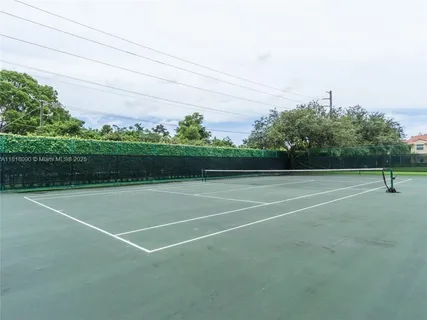 a view of a tennis court