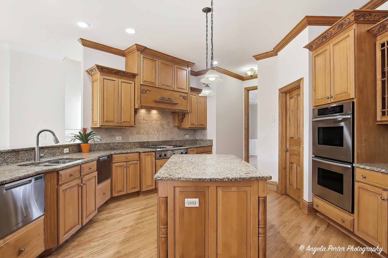 3513 Deep Wood Drive Crystal Lake, IL 60012 - Photo 11 of 71 a kitchen with stainless steel appliances granite countertop a sink refrigerator and cabinets