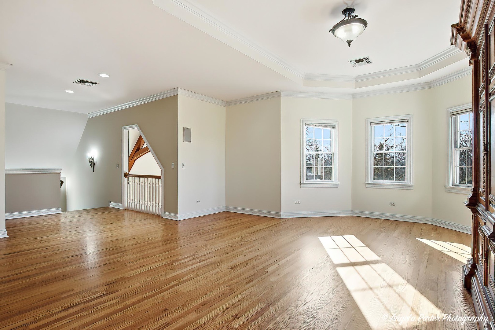 3513 Deep Wood Drive Crystal Lake, IL 60012 - Photo 31 of 71 a view of empty room with wooden floor and fan