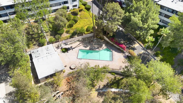 a view of a yard with plants