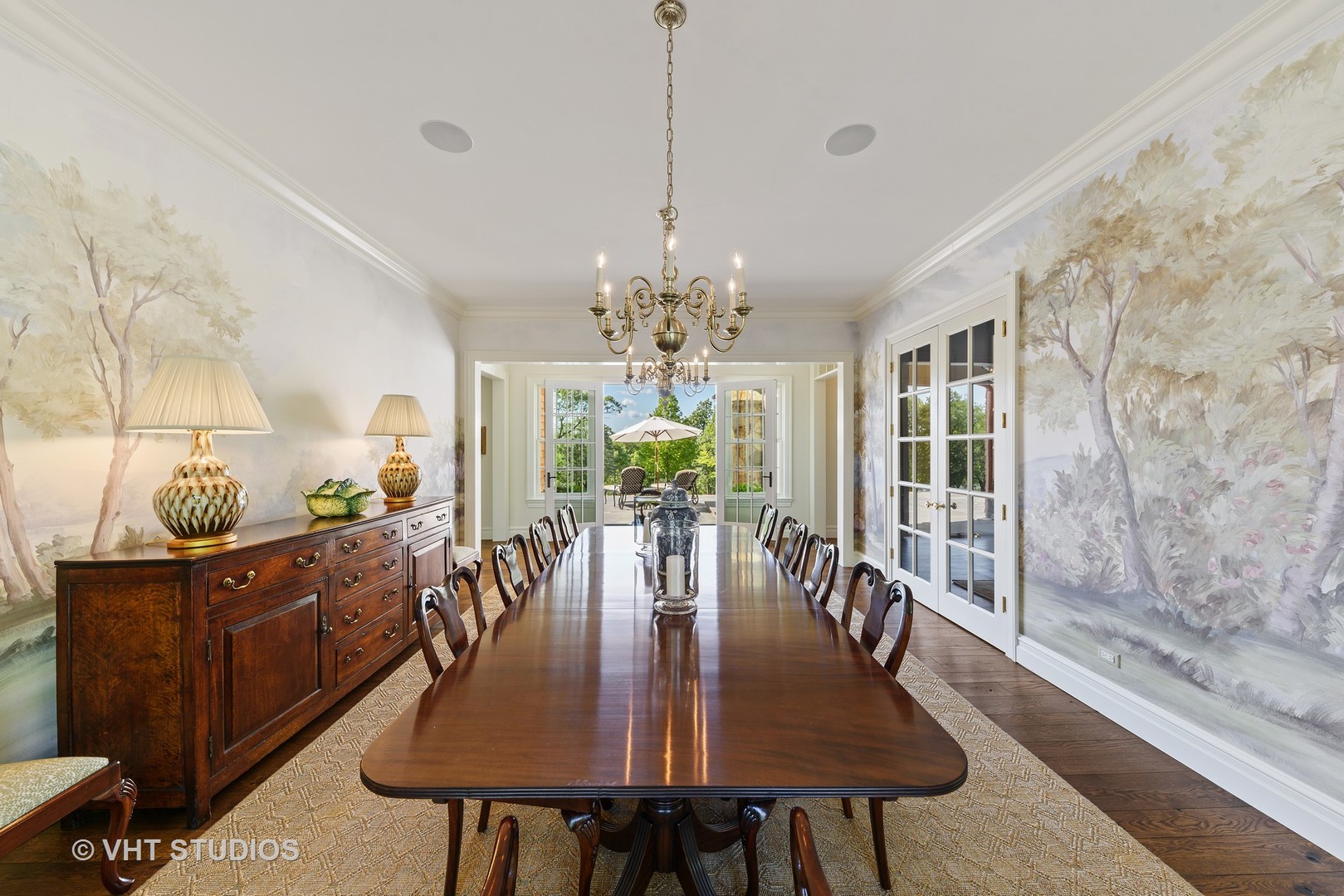 48 Brinker Road Barrington Hills, IL 60010 - Photo 14 of 108 a view of a dining room with furniture and window