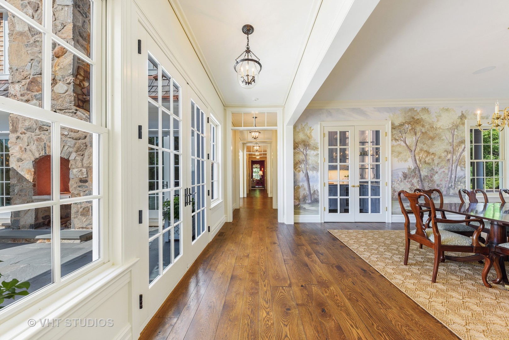 48 Brinker Road Barrington Hills, IL 60010 - Photo 16 of 108 a view of a livingroom with furniture wooden floor and windows
