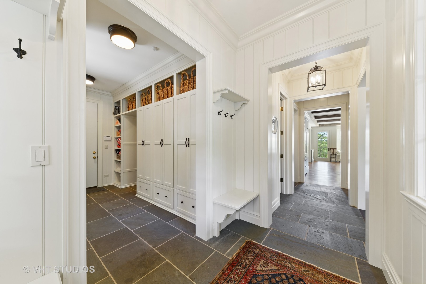 48 Brinker Road Barrington Hills, IL 60010 - Photo 44 of 108 a view of a hallway with wooden floor and closet area