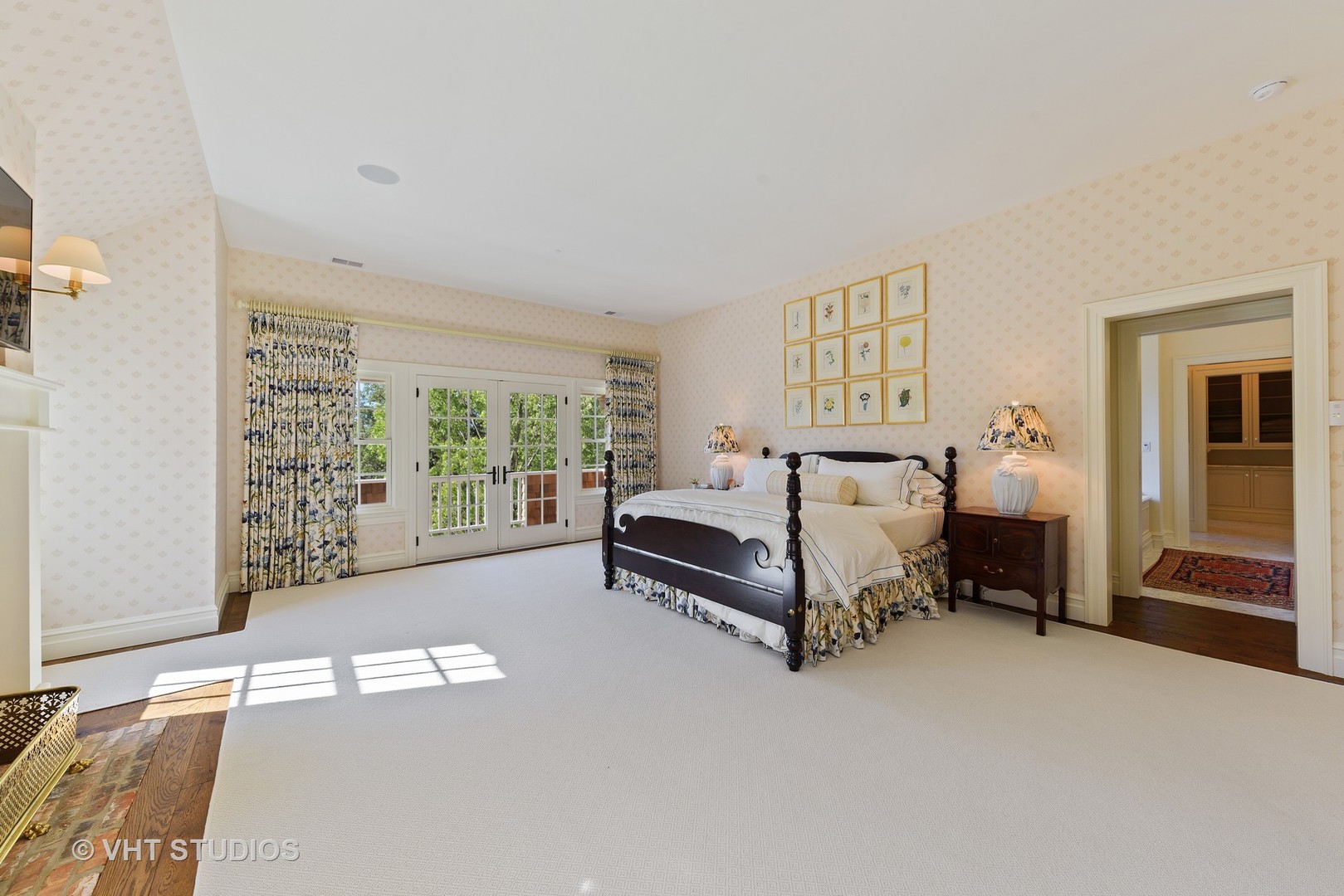 48 Brinker Road Barrington Hills, IL 60010 - Photo 51 of 108 a spacious bedroom with a bed and a large window