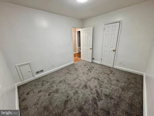 a view of an empty room