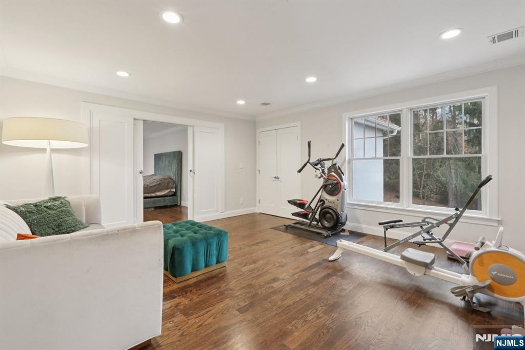 680 Soldier Hill Road Oradell, NJ 07649 - Photo 28 of 47 a view of a room with gym equipment