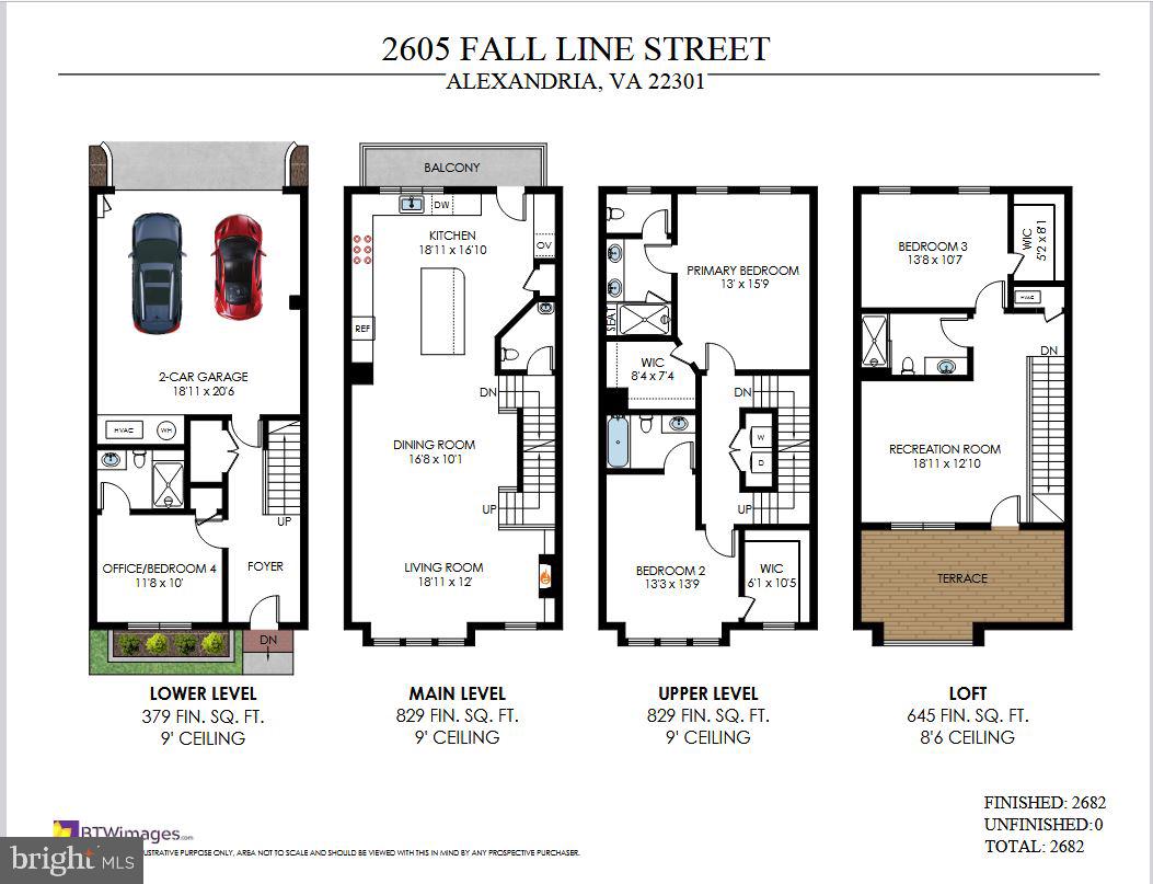 2605 Fall Line Street Alexandria, VA 22301 - Photo 3 of 71 Four turn-key, quality-crafted levels
