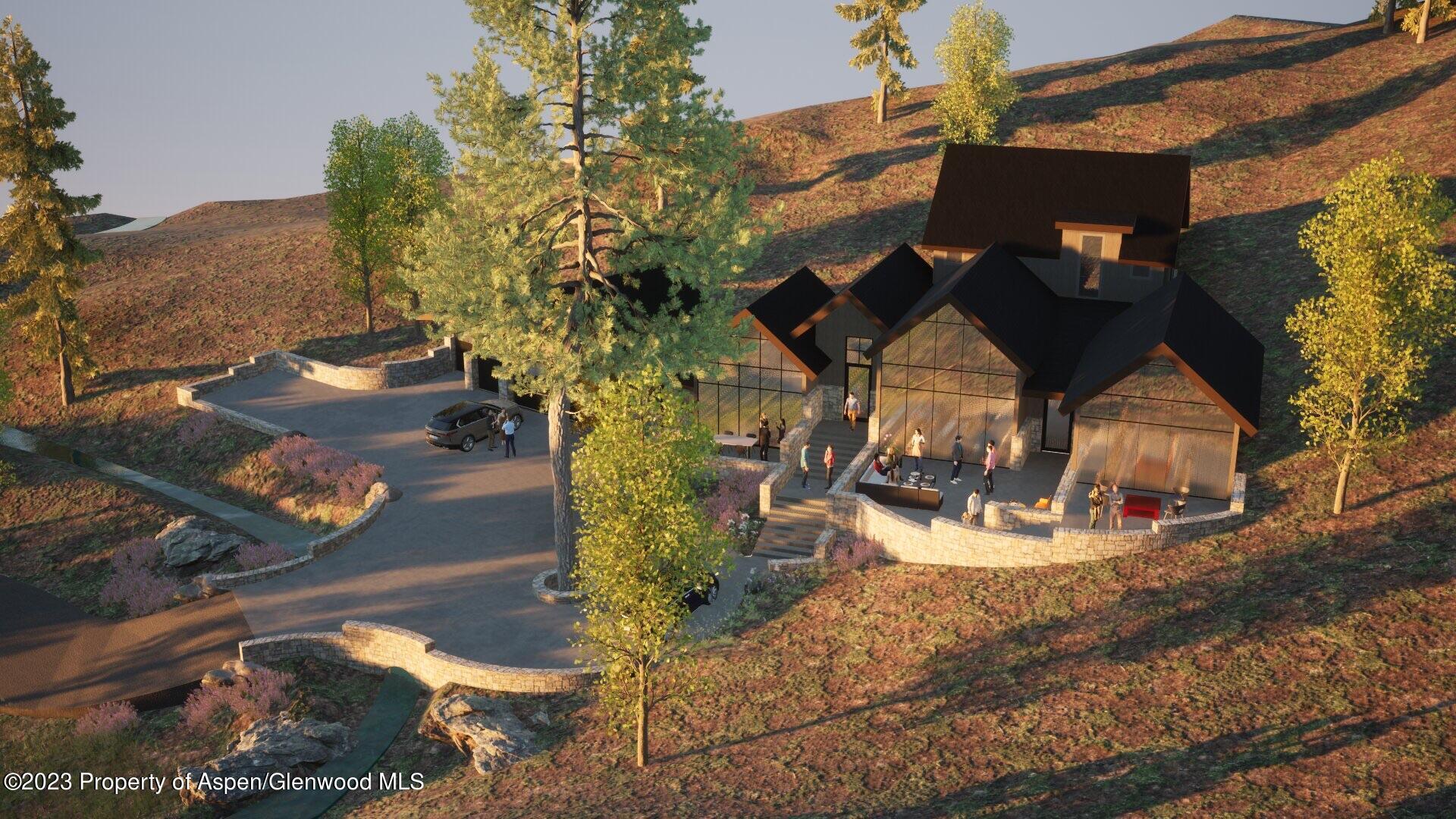 0 Lazy O Road, Unit LOT #4 Snowmass, CO 81654 - Photo 20 of 25 a view of a house with a yard