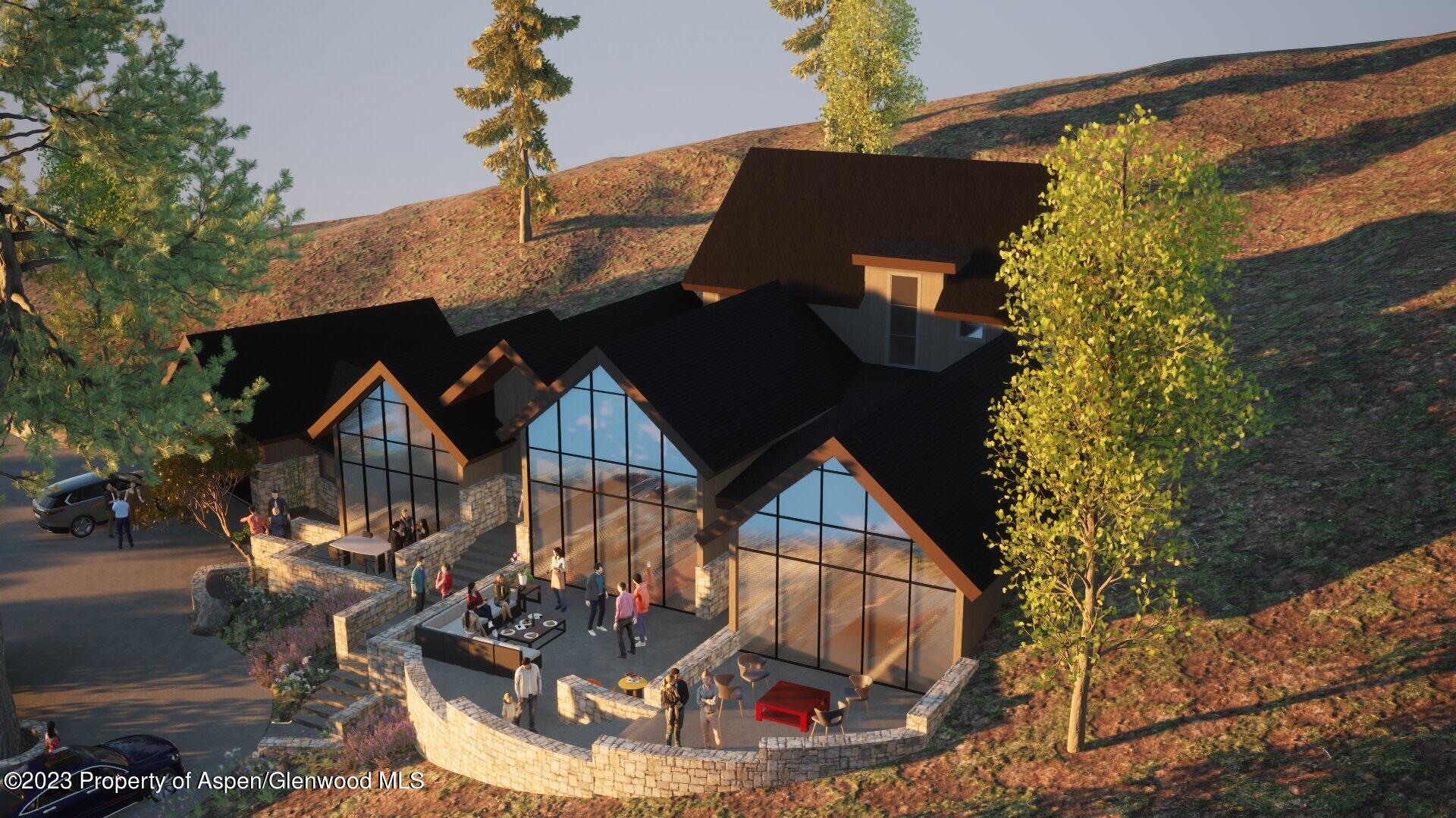 0 Lazy O Road, Unit LOT #4 Snowmass, CO 81654 - Photo 21 of 25 a view of a house with a yard