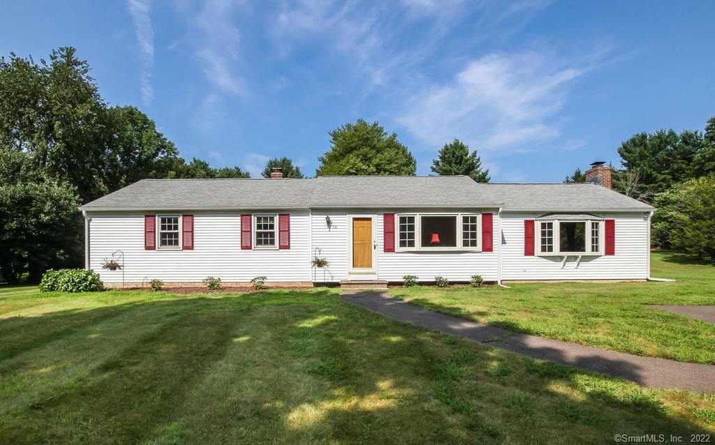 58 Wagon Wheel Road Durham, CT 06422 - Photo 1 of 1 a front view of a house with a yard