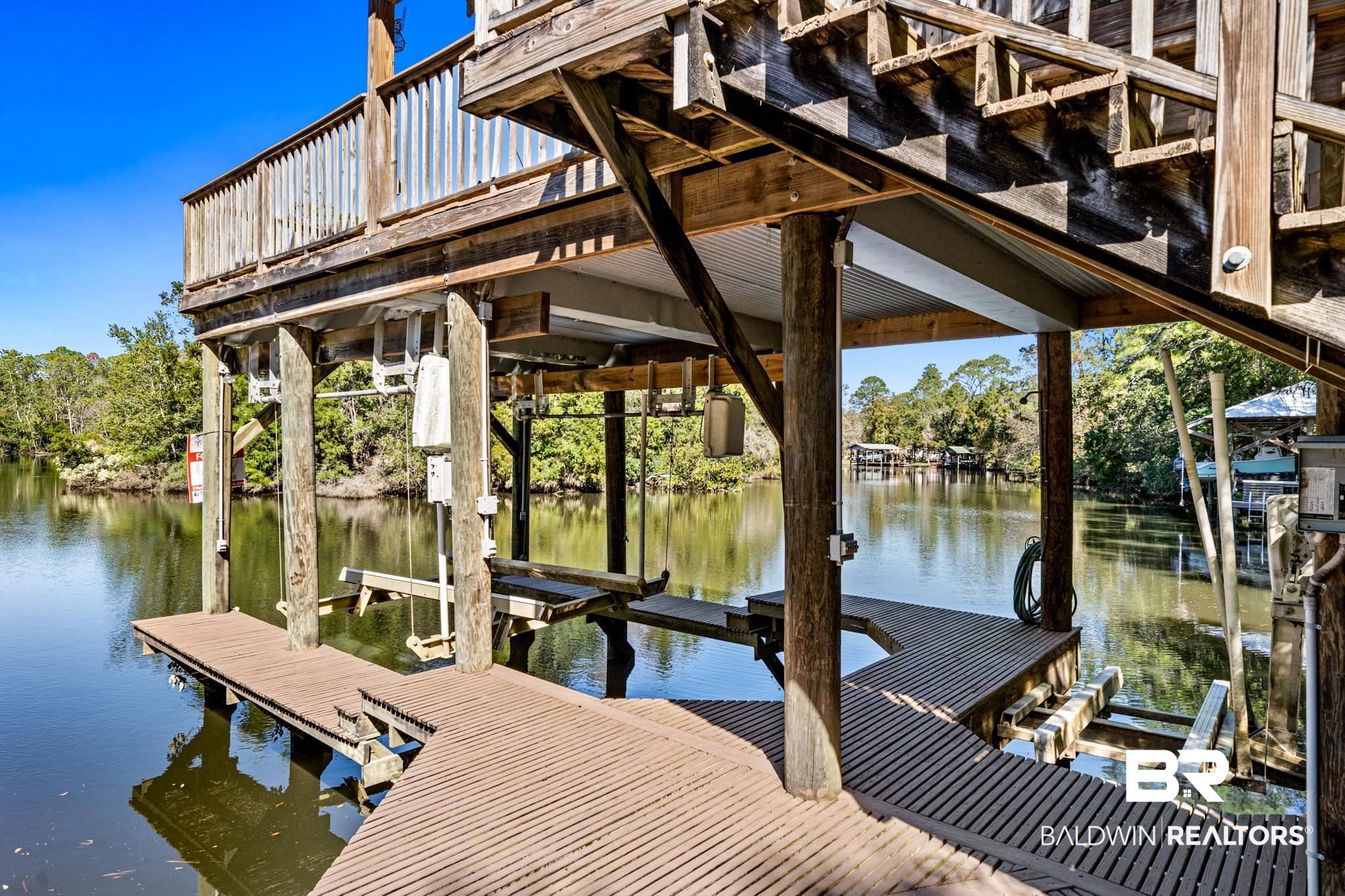 17375 River Road Summerdale, AL 36580 - Photo 36 of 47 Lift for boat and jet ski