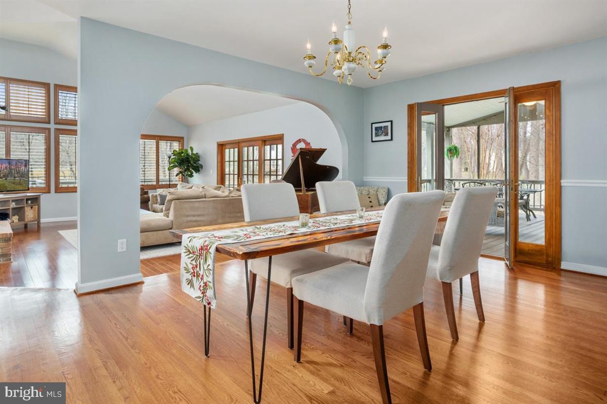 1937 High Ridge Road Annapolis, MD 21409 - Photo 10 of 64 Beautiful dining room w/another entrance to deck