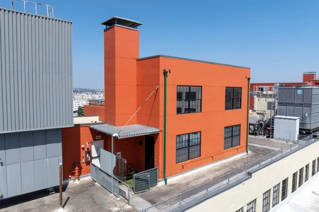 a view of a building with city view