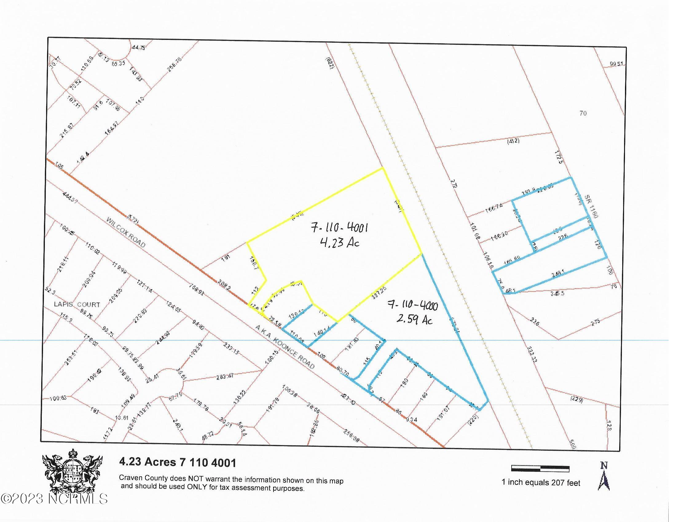 1-10 Wilcox Road New Bern, NC 28562 - Photo 2 of 2 GIS map