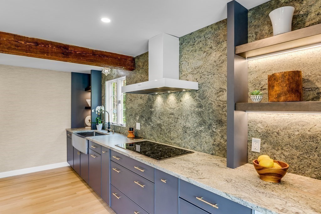 3 Longmeadow Way Hamilton, MA 01982 - Photo 12 of 41 a kitchen with stainless steel appliances granite countertop a sink and a stove