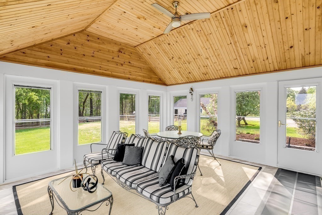 3 Longmeadow Way Hamilton, MA 01982 - Photo 16 of 41 a living room with furniture and a floor to ceiling window