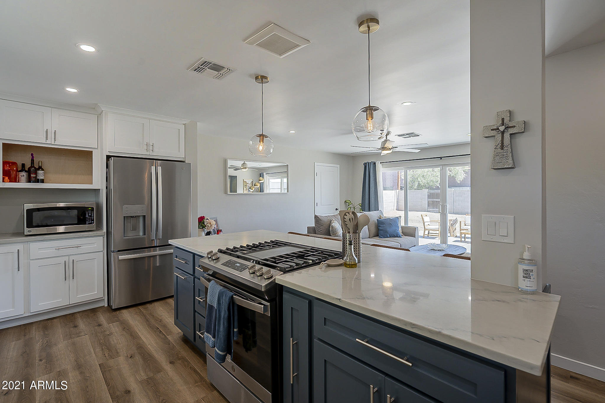 4645 East Almeria Road Phoenix, AZ 85008 - Photo 10 of 38 Kitchen Island