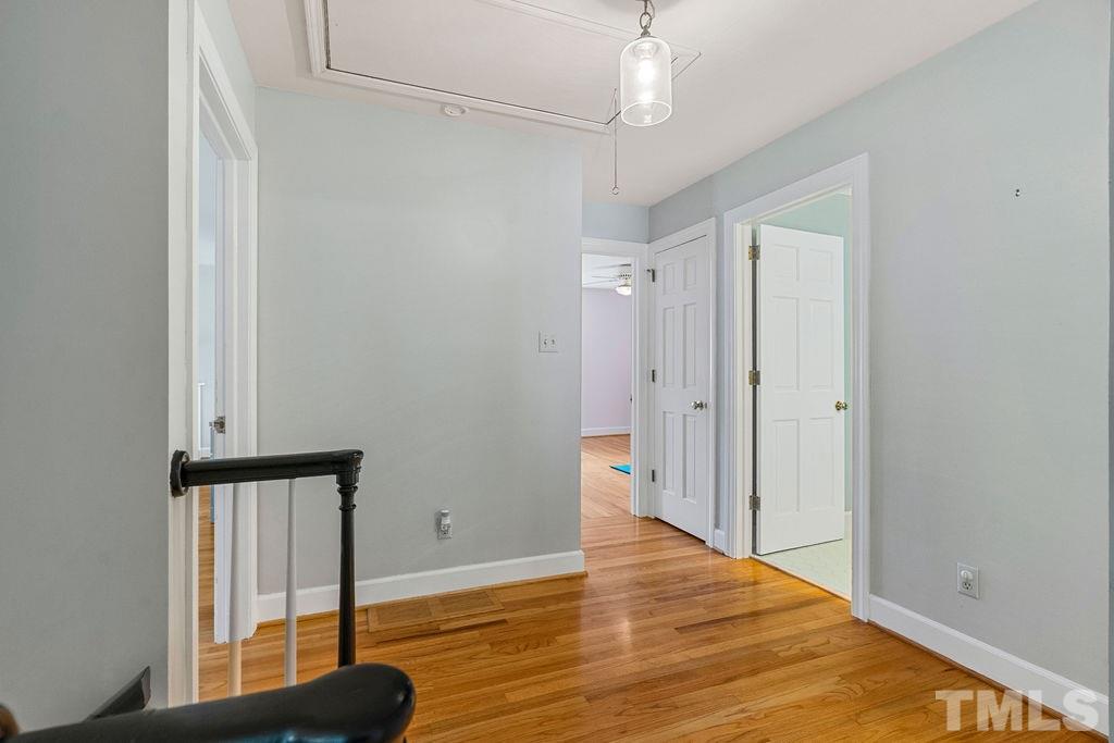 5409 Alpine Drive Raleigh, NC 27609 - Photo 17 of 30 Upstairs hallway leads to bedrooms!