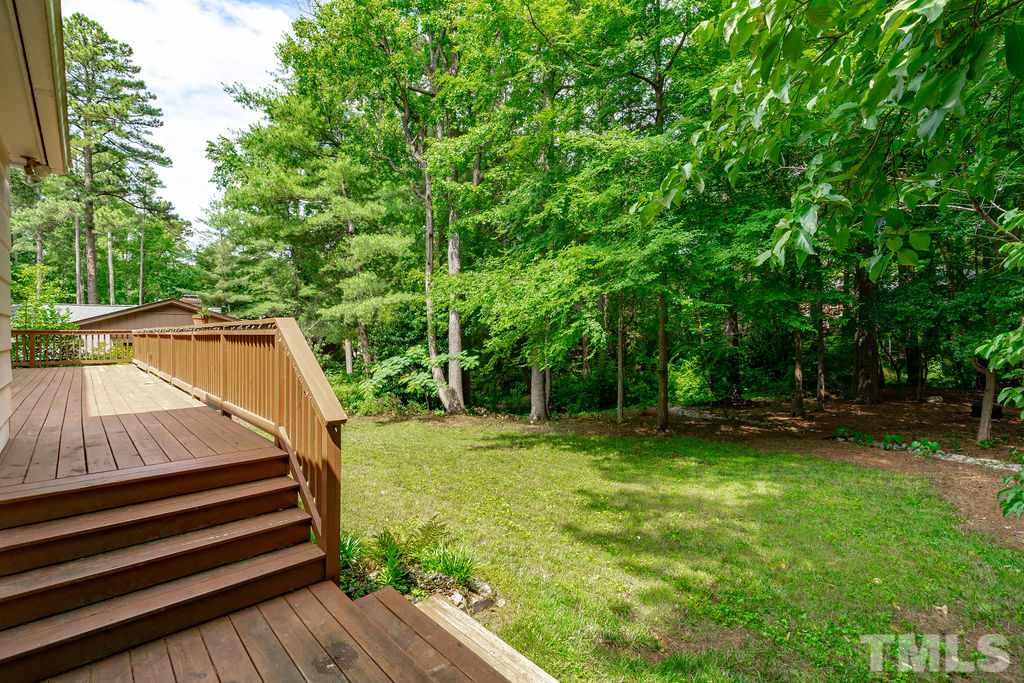 5409 Alpine Drive Raleigh, NC 27609 - Photo 24 of 30 Huge wooded private backyard!