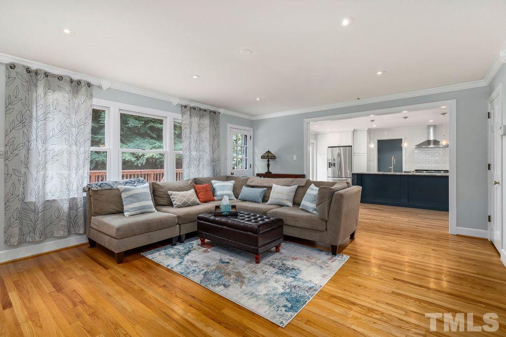 5409 Alpine Drive Raleigh, NC 27609 - Photo 9 of 30 Another angle at this cosy family room!