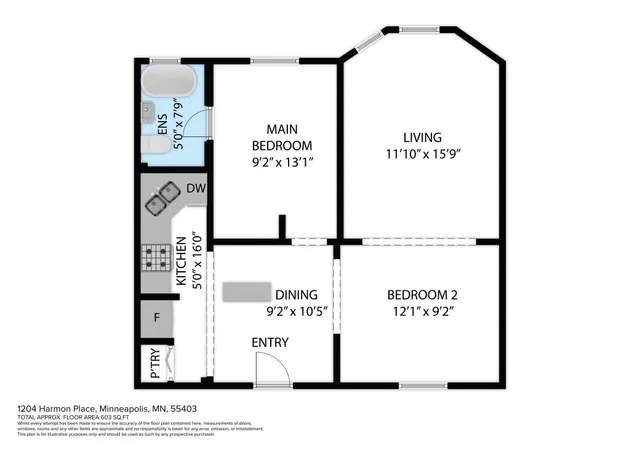 $94,900 | 1204 Harmon Place, Unit 18, Minneapolis, MN 55403