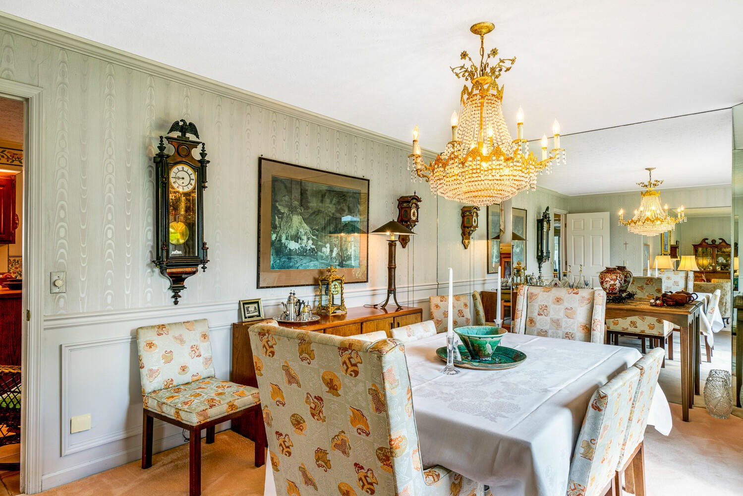 341 Roma Drive Crossville, TN 38555 - Photo 17 of 33 a view of a dining room with furniture wooden floor and chandelier