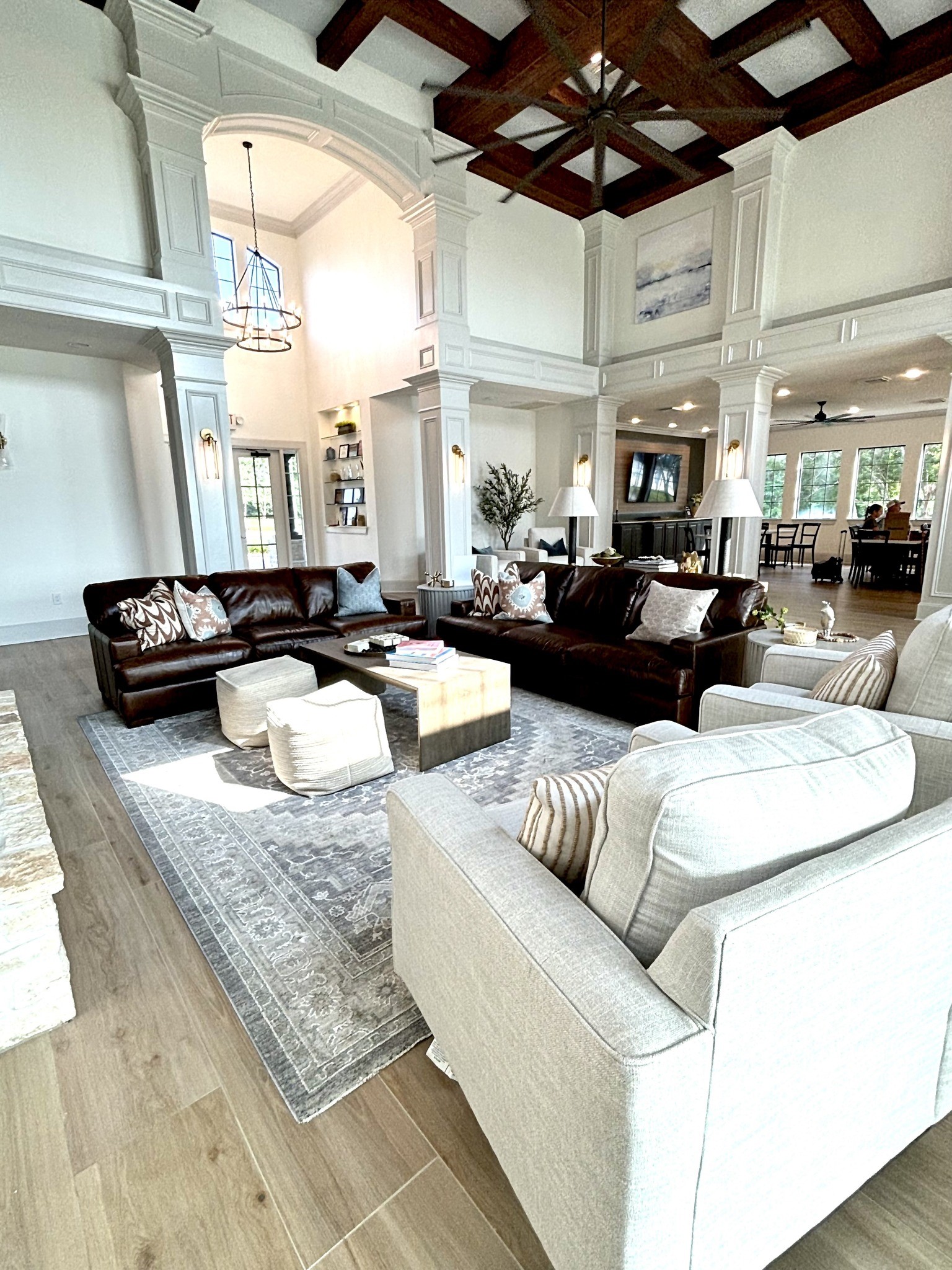 3771 Pinebrook Hollow Lane Spring, TX 77386 - Photo 47 of 50 The newly refurbished 4200 sq. ft. facility features high-end finishes and quality wood details for a comfortable experience. This space is ideal for year-round family fun at private and community events.