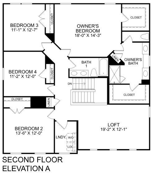 156 Whitetail Road Summerville, SC 29483 - Photo 15 of 15 Lehigh_2nd_Floor
