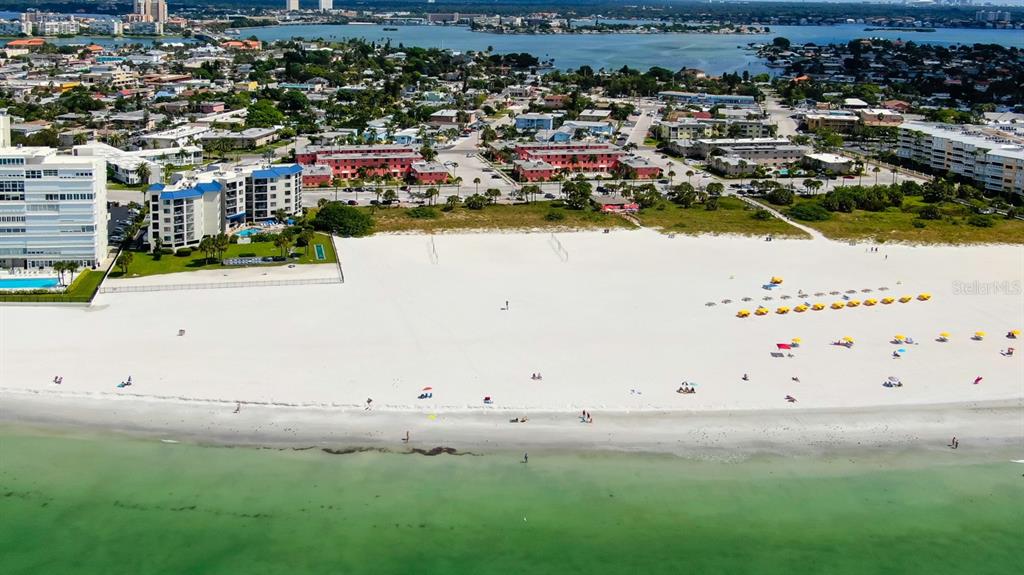 7003 Sunset Way, Unit 1 St. Pete Beach, FL 33706 - Photo 44 of 70 an aerial view of a city