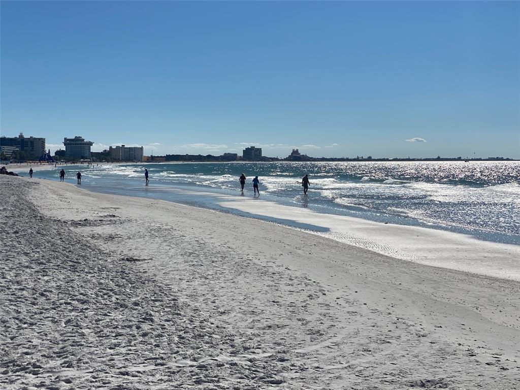 7003 Sunset Way, Unit 1 St. Pete Beach, FL 33706 - Photo 48 of 70 a view of a dry yard with wooden fence