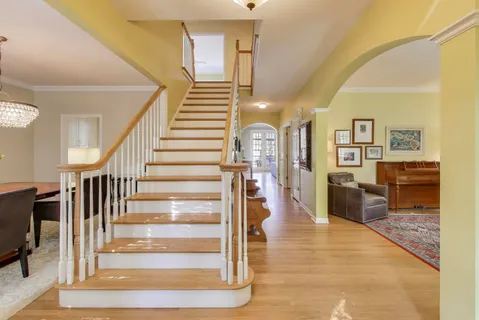 a view of entryway and hall