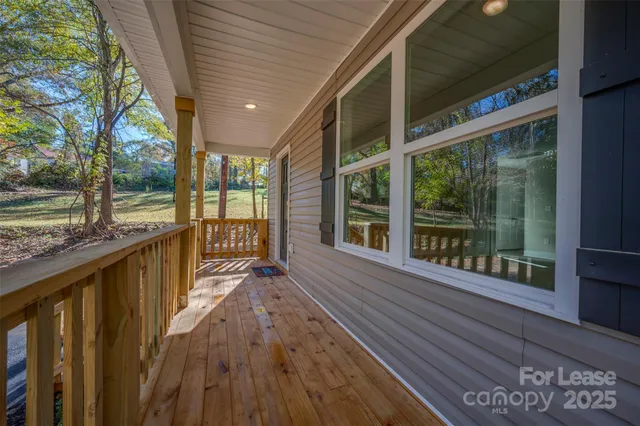 a view of a house with a porch