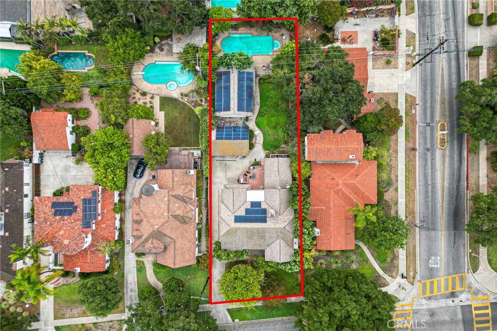 1920 Lorain Road San Marino, CA 91108 - Photo 5 of 32 an aerial view of a houses with yard