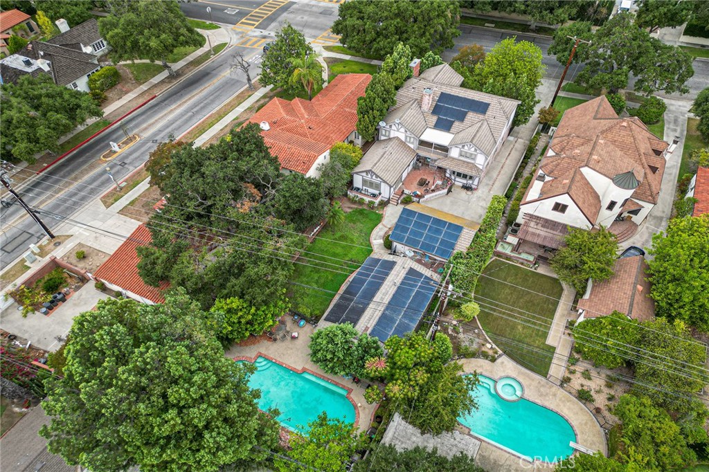 1920 Lorain Road San Marino, CA 91108 - Photo 6 of 32 an aerial view of house with yard