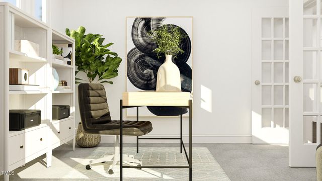 a view of entryway with workspace