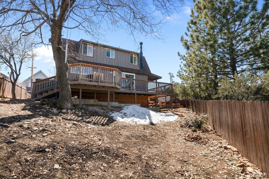 44408 Valley View Lane Sugarloaf, CA 92386 - Photo 28 of 31 a view of a house with a yard