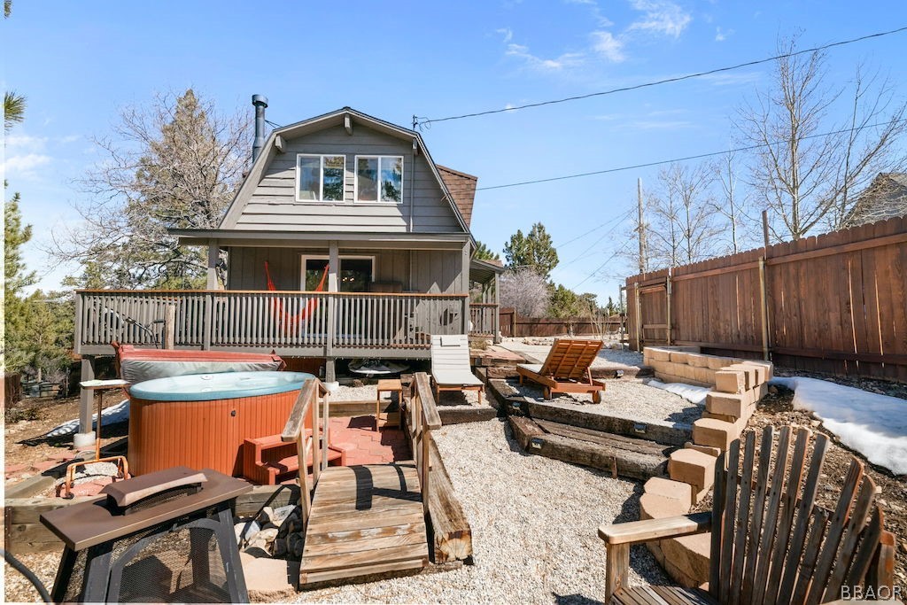 44408 Valley View Lane Sugarloaf, CA 92386 - Photo 31 of 31 a view of a patio with a chairs in patio