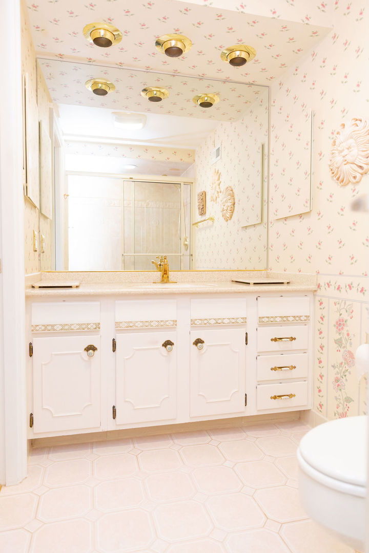 3427 Vollmer Road, Unit 209 Flossmoor, IL 60422 - Photo 27 of 45 a bathroom with a sink a toilet and a mirror