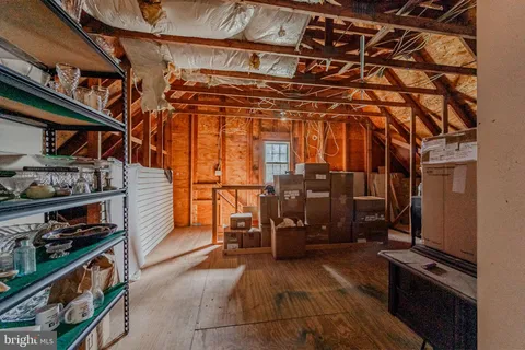 a view of a terrace with a garden