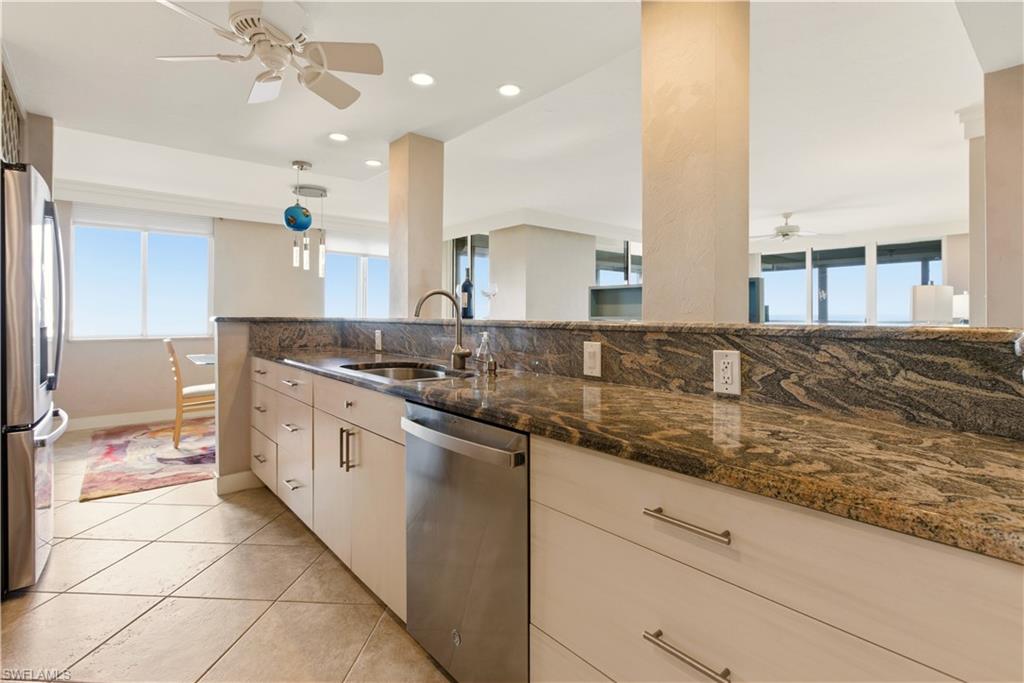 15 Bluebill Avenue, Unit 702 Naples, FL 34108 - Photo 4 of 23 Open Kitchen